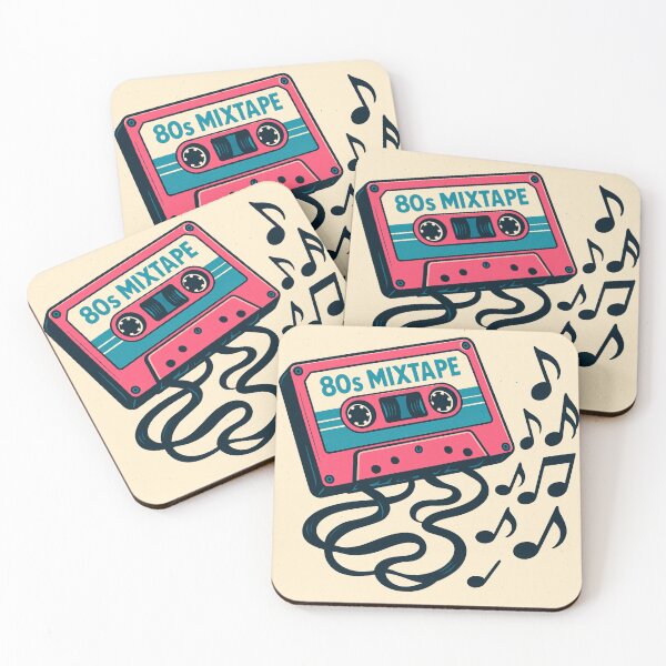 Item preview, 1980s 80s Retro Pop Culture Mix Tape designed and sold by CapturedByeJ.