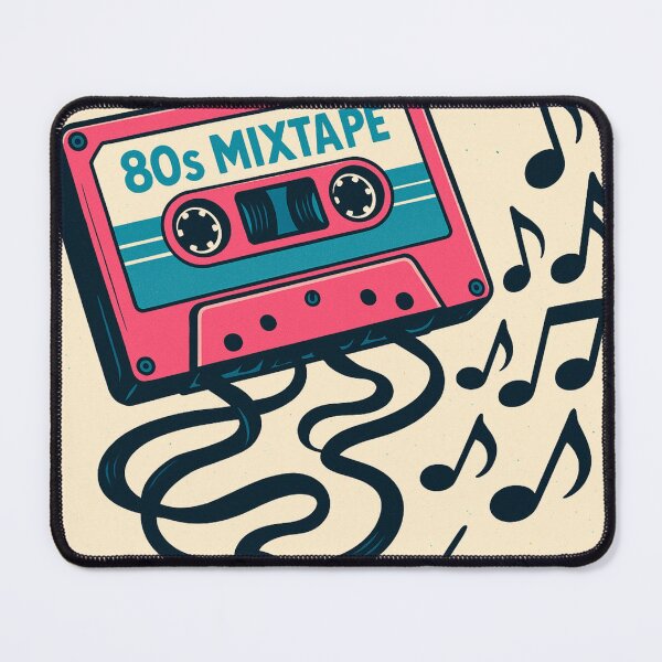 Item preview, 1980s 80s Retro Pop Culture Mix Tape designed and sold by CapturedByeJ.