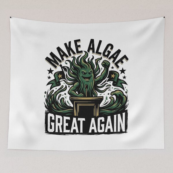 Item preview, Make Algae Great Again Funny Retro Nature Science Meme Humor designed and sold by get55shirt.