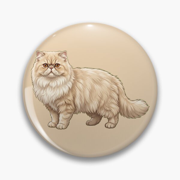Item preview, Cute Hand-Painted Persian Cat Illustration designed and sold by SYCESTORE.
