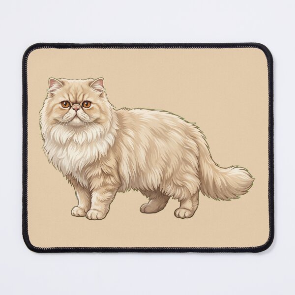 Item preview, Cute Hand-Painted Persian Cat Illustration designed and sold by SYCESTORE.
