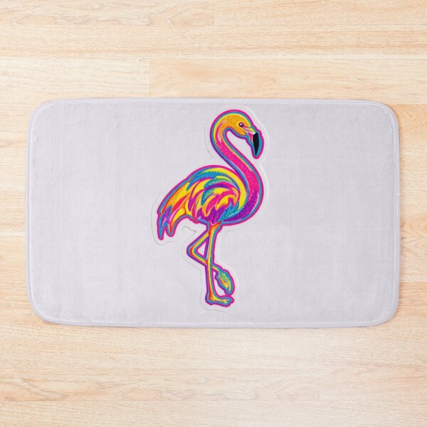 Item preview, Vibrant Flamingo Sticker – Colourful Tropical Design designed and sold by The Digital Compass.