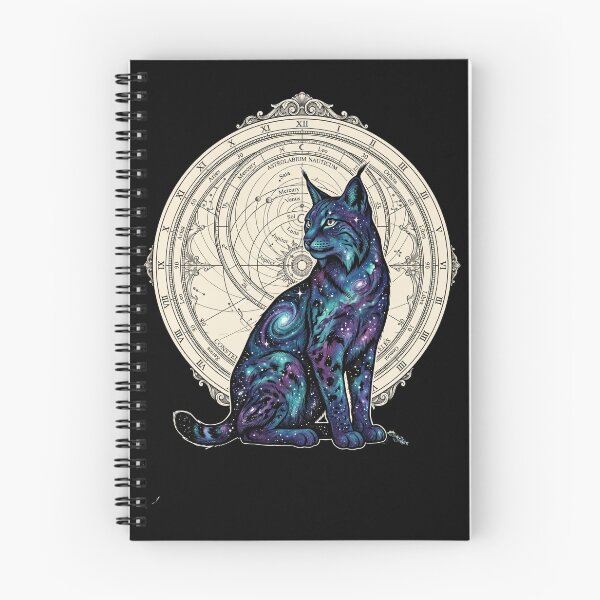 Item preview, Celestial Galaxy Lynx Astrolabe Mystical Astrology Art designed and sold by Ortsas.