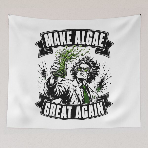 Item preview, Make Algae Great Again Funny Aquarium Fish Tank Retro Humor designed and sold by get55shirt.