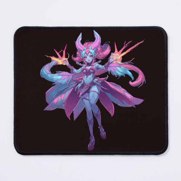 Item preview, Neon Demon Sorceress Anime Girl | Fantasy Mage Warrior Kawaii Art designed and sold by Vvmd.