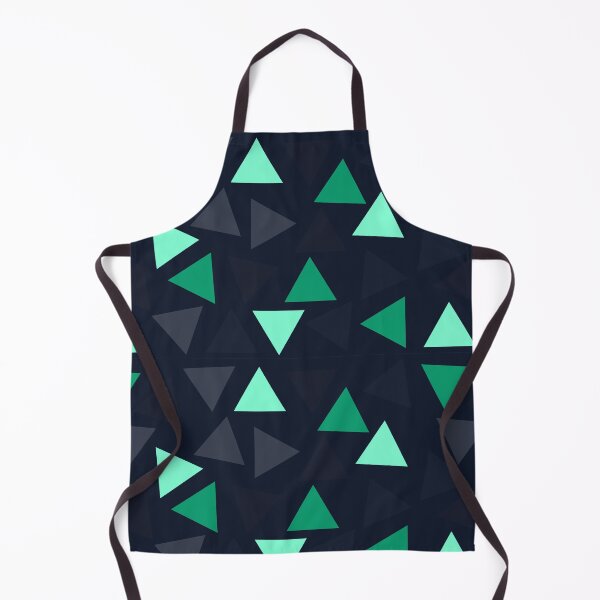 Item preview, Cyberpunk Neon Mint Triangles Glowing Dark Tech Seamless Prism Pattern designed and sold by LensDyn™.