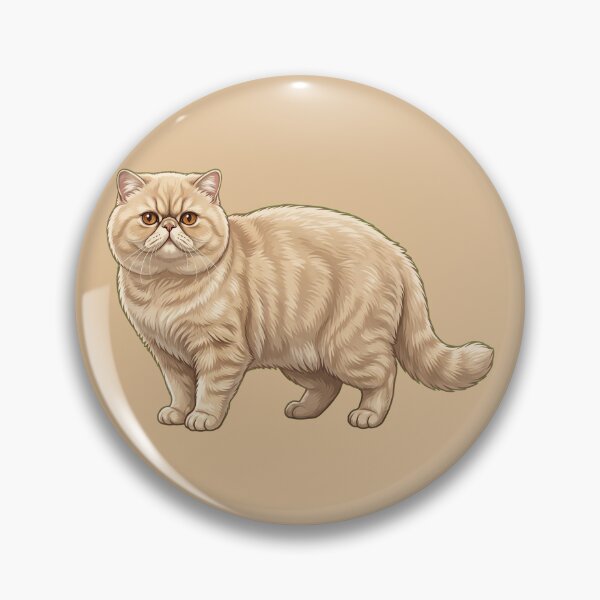 Item preview, Cute Hand-Painted Exotic Shorthair Cat Illustration designed and sold by SYCESTORE.
