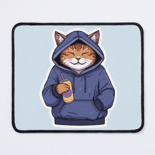 Item preview, No Sleep Just Gaming Cat Sticker designed and sold by Stylestickers55.