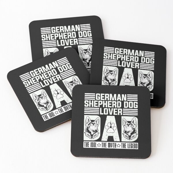 Artikelvorschau, German Shepherd Dog Lover Dad The Idol Working GSD entworfen und verkauft von tshirtconcepts.
