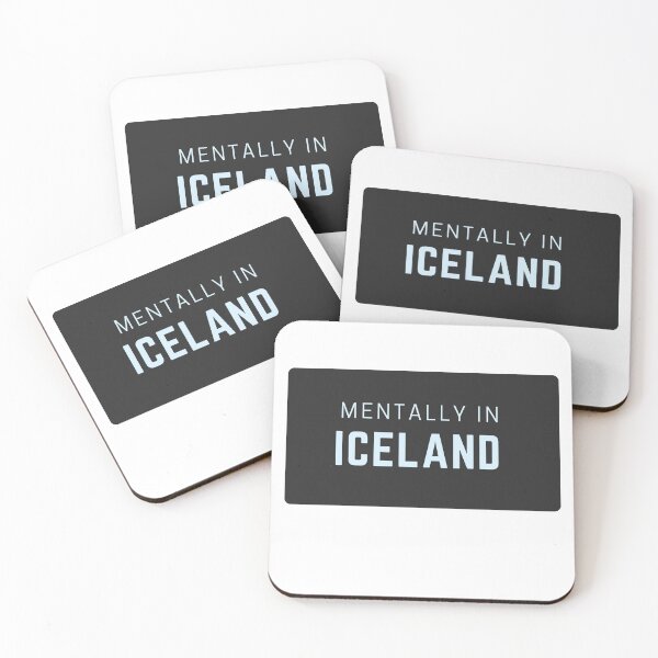 Item preview, Mentally in Iceland - Minimal designed and sold by drymartini52.