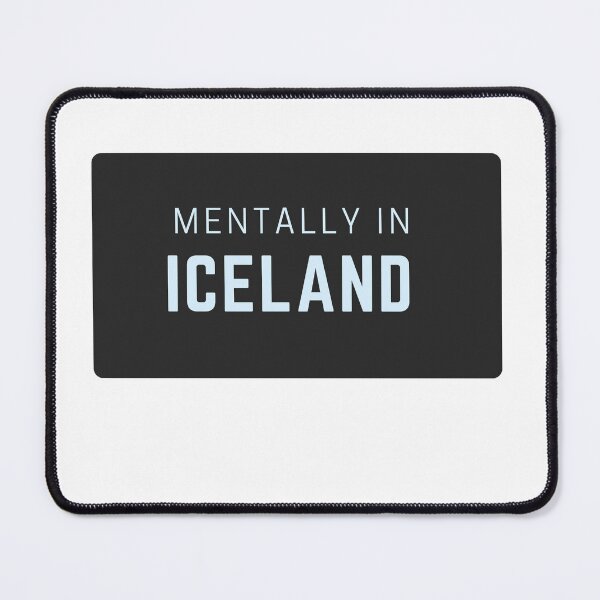Item preview, Mentally in Iceland - Minimal designed and sold by drymartini52.