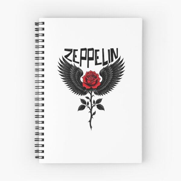 Item preview, Zeppelin Rose Wings Poster Graphic Design Art Print designed and sold by ElvaPollaro.
