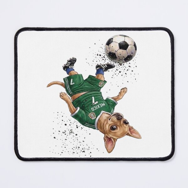Item preview, Soccer Chihuahua drop kick designed and sold by LightPaintress.