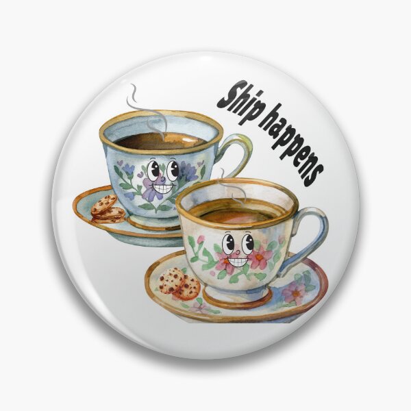 Item preview, Best Redbubble Title  Tea Time Besties Sticker – Floral Teacup Illustration, Tea & Cookies Design, Cozy Tea Lover Gift designed and sold by Pandey14.