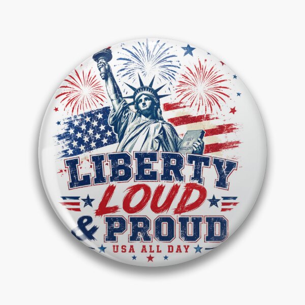 Item preview, Liberty Loud and Proud designed and sold by TrendGage.