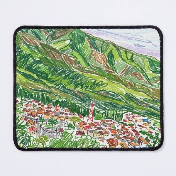 Item preview, A village nestled among green mountains designed and sold by CristianCEB.