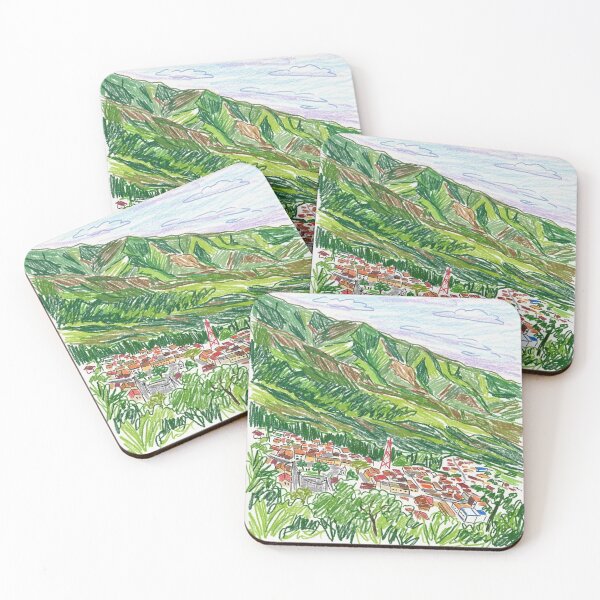 Item preview, A village nestled among green mountains designed and sold by CristianCEB.