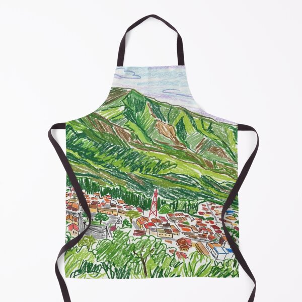 Item preview, A village nestled among green mountains designed and sold by CristianCEB.