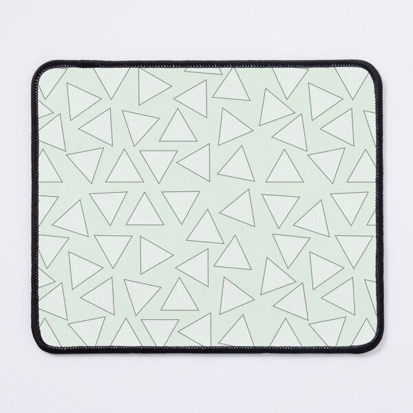 Item preview, Sage Green Aesthetic Minimalist Triangle Linear Tessellation Pattern designed and sold by LensDyn™.