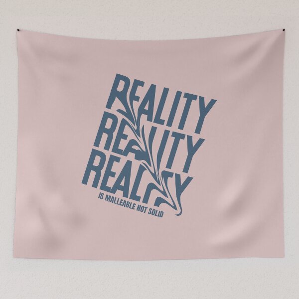 Item preview, Reality Is Malleable - Distorted Liquid Typography Streetwear designed and sold by samahl_l.