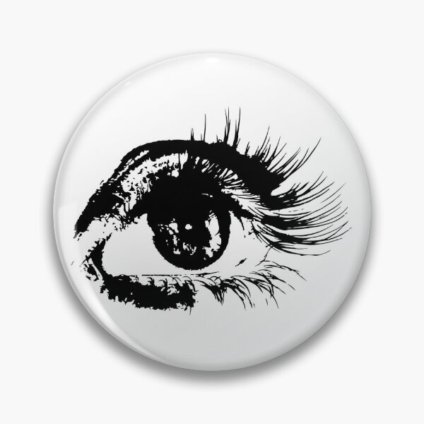 Item preview, Elegant Eye Illustration with Long Eyelashes designed and sold by Baza-nowosci.