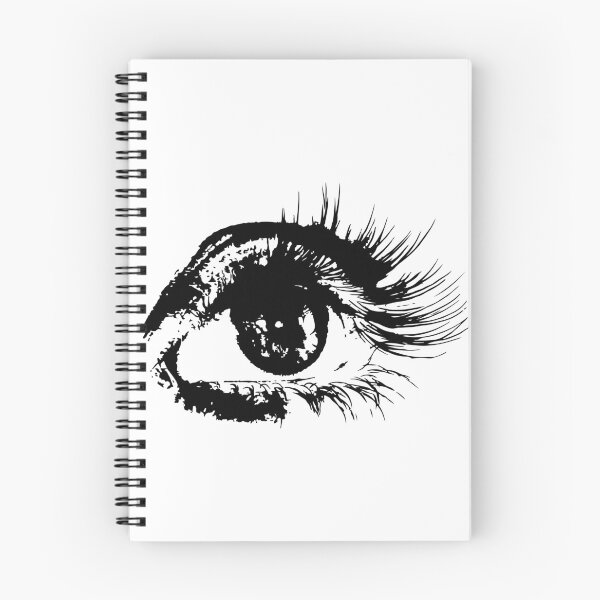 Item preview, Elegant Eye Illustration with Long Eyelashes designed and sold by Baza-nowosci.