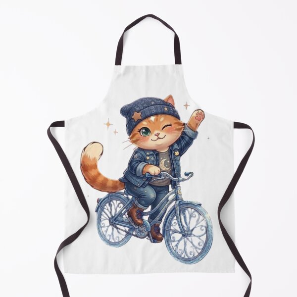 Item preview, Cute Kawaii Cat Riding Galaxy Bicycle designed and sold by Moody Vibes Studio.