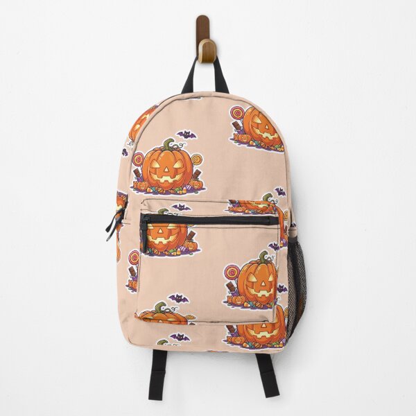 Item preview, Smiling Pumpkin with Halloween Treats sticker designed and sold by Designertanya.