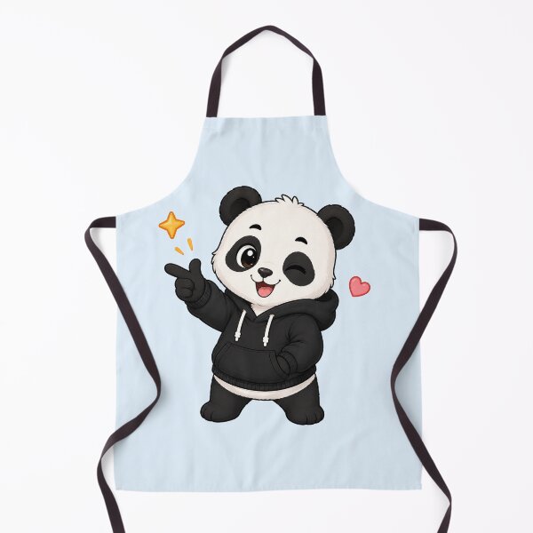 Item preview, Cute Kawaii Panda Wearing Hoodie designed and sold by Seculinator.