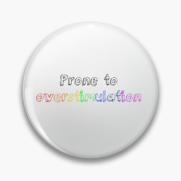 Item preview, Overstimulation and Pride Sticker designed and sold by AlisterGrey.