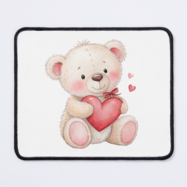 Item preview, Cute Teddy Bear with a Heart designed and sold by trendspatterns.
