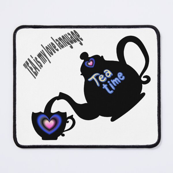 Item preview, Tea Is My Love Language Sticker – Cute Tea Lover Quote, Heart Aesthetic Tea Design designed and sold by Pandey14.