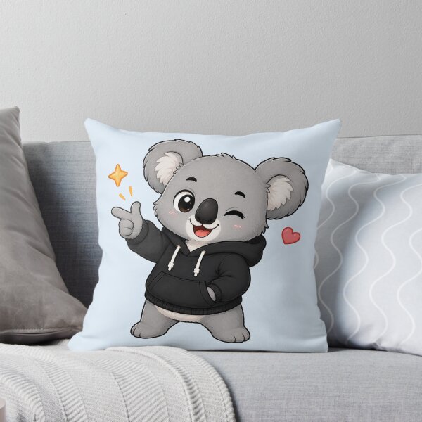 Item preview, Cute Kawaii Koala Wearing Hoodie designed and sold by Seculinator.