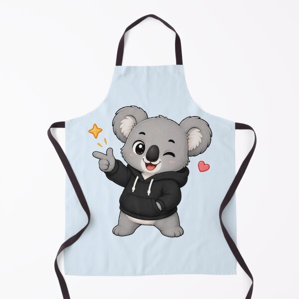 Item preview, Cute Kawaii Koala Wearing Hoodie designed and sold by Seculinator.