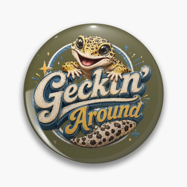 Item preview, Geckin' Around Leopard Gecko designed and sold by Weirdwildco69.