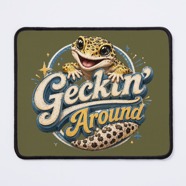 Item preview, Geckin' Around Leopard Gecko designed and sold by Weirdwildco69.