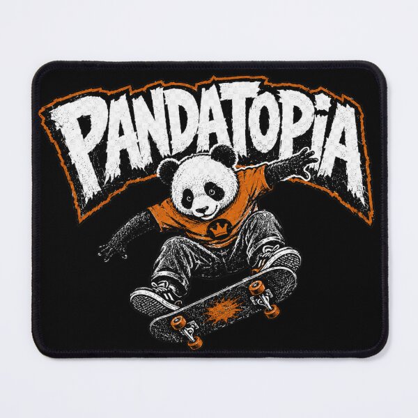 Item preview, Pandatopia Skateboarding Panda Vintage Skater Graphic T-Shirt designed and sold by Gremlin Hours.