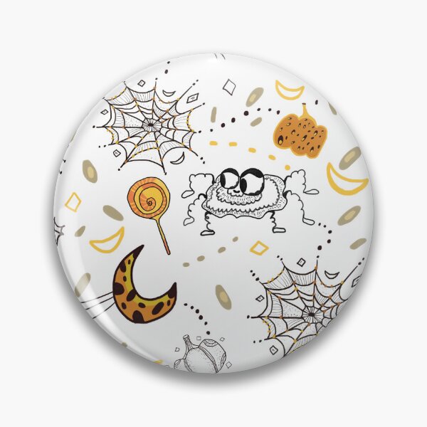 Artikelvorschau, Spinne mit Süßigkeiten Halloween-Muster entworfen und verkauft von FaliushART.