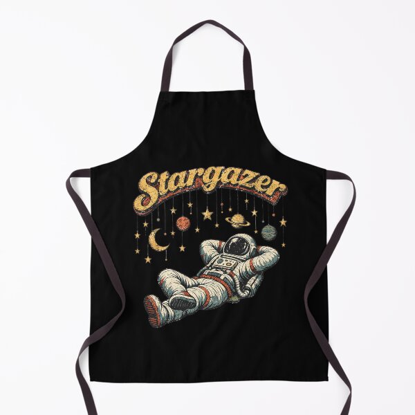 Item preview, Retro Futuristic Astronaut Stargazer designed and sold by Lee Hiller Designs.