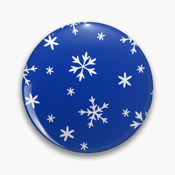 Artikelvorschau, Chanukka-Schneeflockenmuster auf elegantem, festlichem Blau entworfen und verkauft von DEC02.