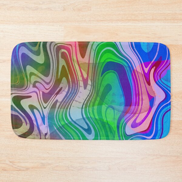 Item preview, Colorful Fluid Art Abstract Waves designed and sold by SweetLilith.