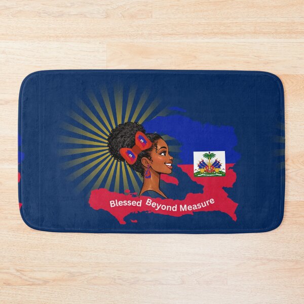 Item preview, Haitian Faith Throw Pillow – Haitian Flag Design designed and sold by JCozycorner.