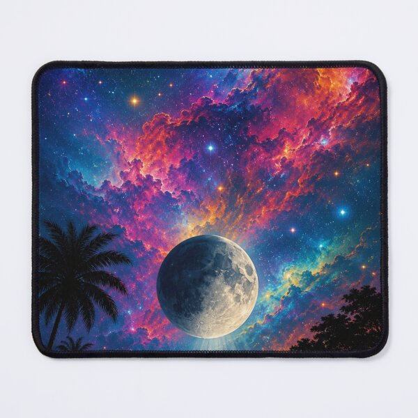 Item preview, Colorful Space Adventure Wall Art for Kids Bedroom designed and sold by Black Signal.