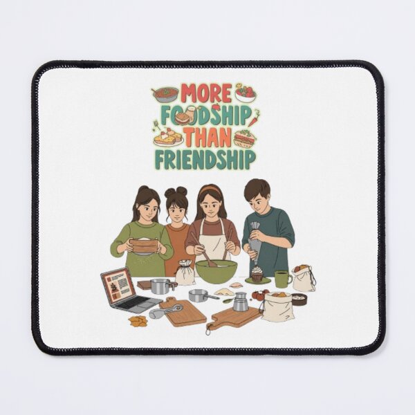 Item preview, Funny Friends Baking Cake More Foodship Than Friendship Quote designed and sold by Miheerala.