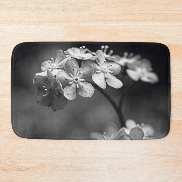 Item preview, Spoiled Petals Black White Flower - Speckled Blossom Cluster Macro Photography - Minimal Monochrome Botanical Art - Fine Art Spring Floral Print - Delicate Nature Gift designed and sold by WitchyBotanicaArt.