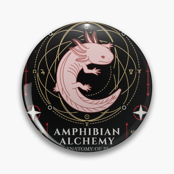 Item preview, Amphibian Alchemy: The Anatomy of Peace - Dark Academia Mystical Axolotl designed and sold by ZUMERI.