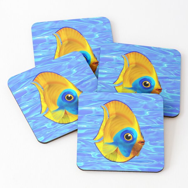 Item preview, Tropical Fish on Clear Ocean Water 3D designed and sold by BluedarkArt.