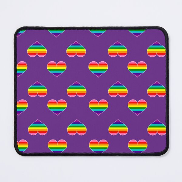 Item preview, Gay Rainbow 8-stripe Pride Heart [Purple Edition] designed and sold by Roxzania.