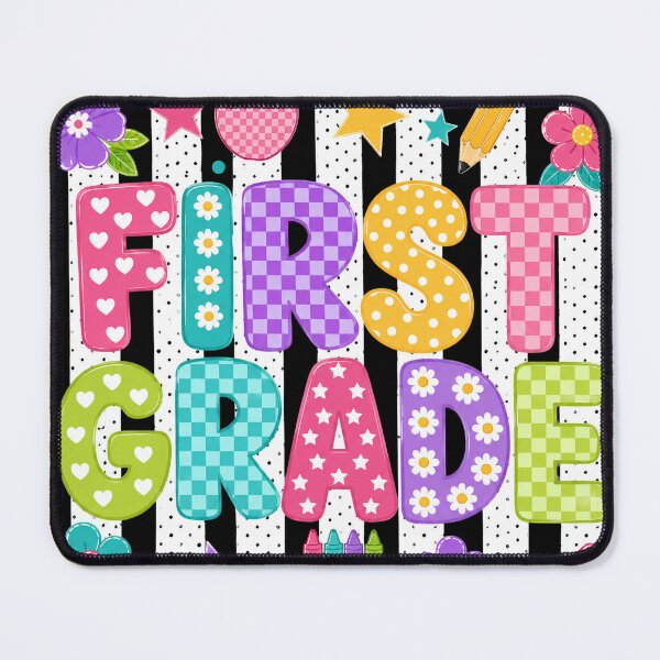 Item preview, Striped First Grade Teacher Back To School Checkered designed and sold by VGAfanatic.