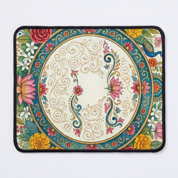 Item preview, Floral Mandala with Bird Illustration অথবা Beautiful Nature Inspired Floral Design designed and sold by mdsakibhossain.